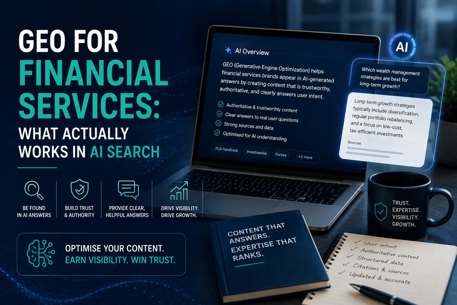 GEO for Financial Services What Actually Works in AI Search